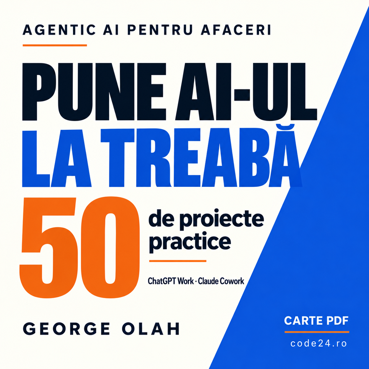 Pune AI-ul la treabă, de George Olah. 50 de proiecte practice. Carte PDF.